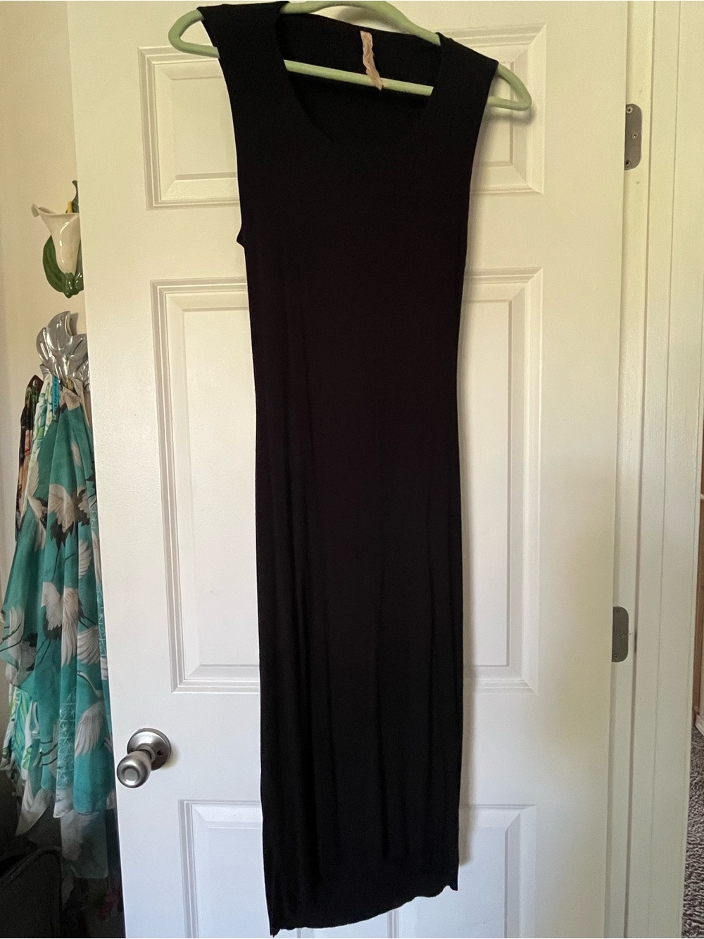 Sleeveless Black Maxi Dress - Classic Women's Long Dress